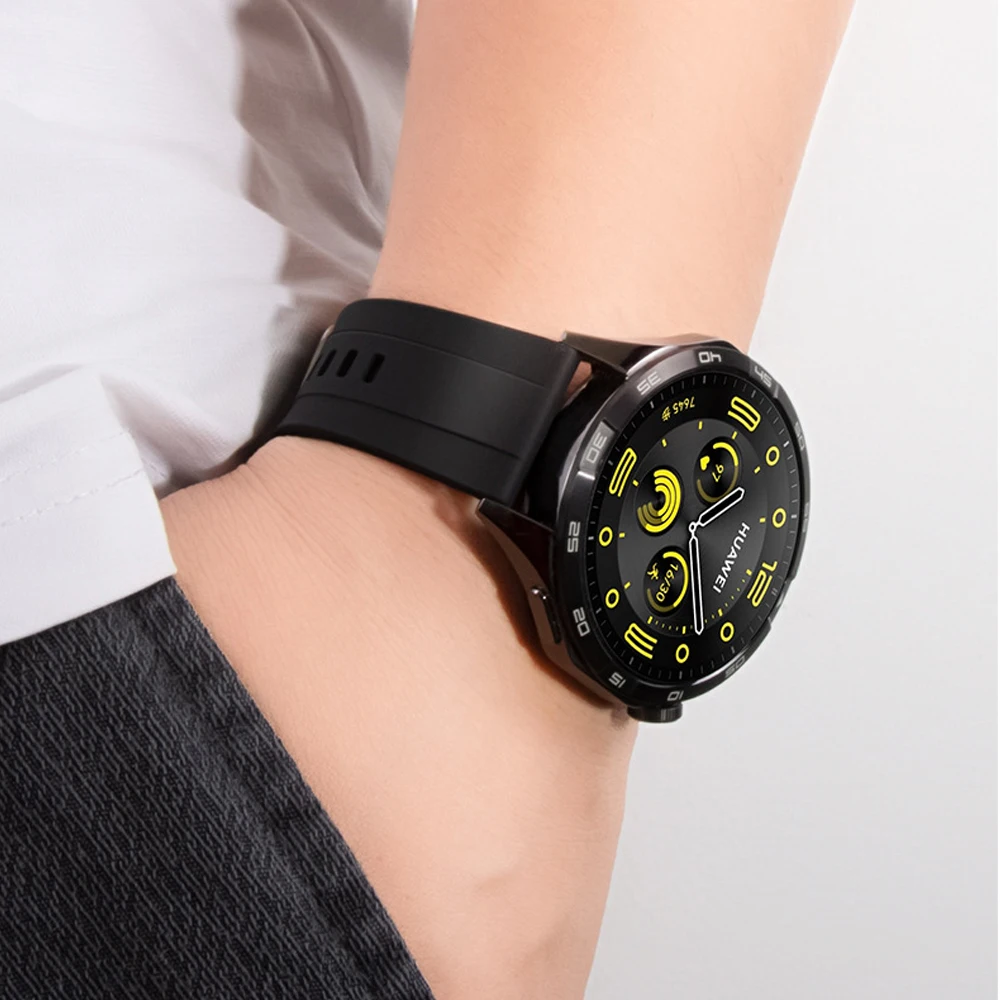 Official Silicone Sport Strap Band for Smartwatch - 18mm/22mm Bracelet Wristbands