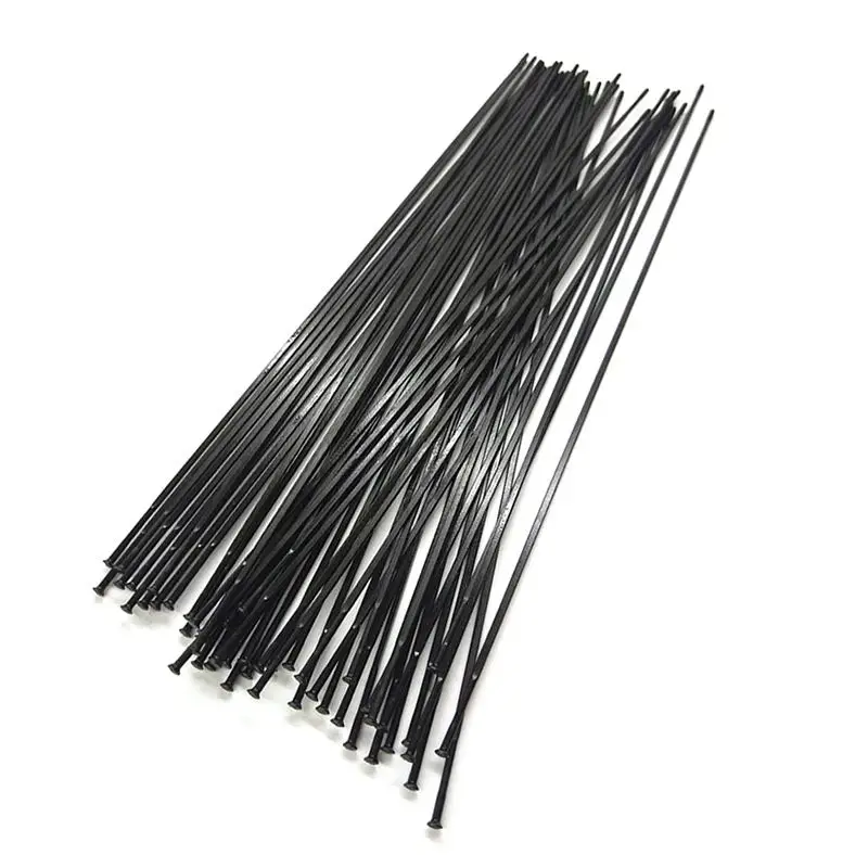 Nipples Pillar PSR Aero 1423 Spokes Straight Pull 14G 2.0mm Strong Stainless Steel Radios for Road MTB Bike Wheels Black