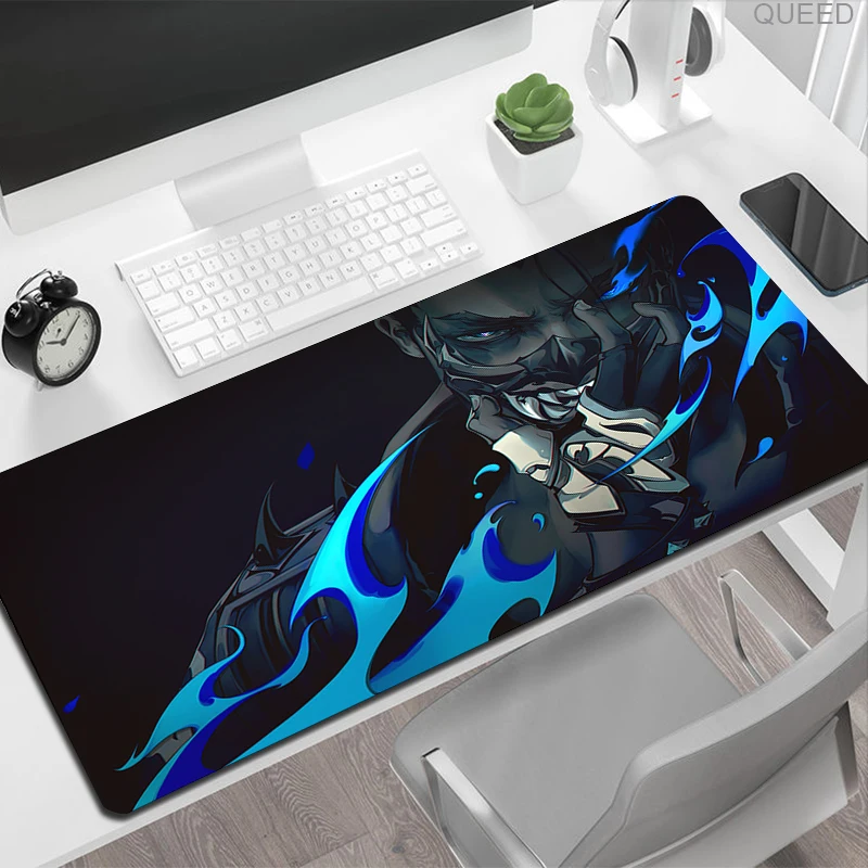 

V-Valorant Mouse Pad Gaming XL Large HD New Home Mousepad XXL PC keyboard pad Soft Natural Rubber Office Carpet Laptop Mice Pad