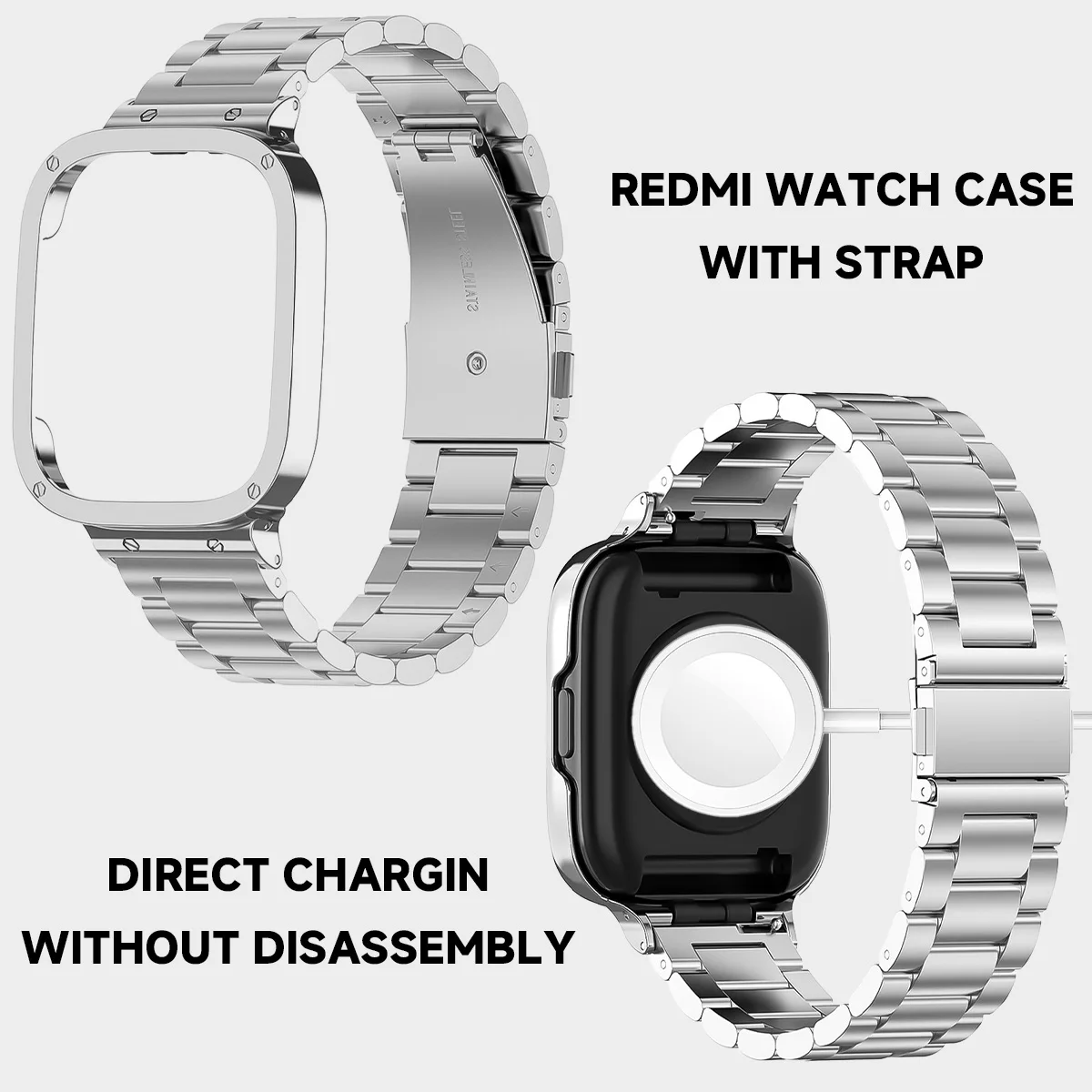 Stainless Steel Metal Strap with Protective Cover