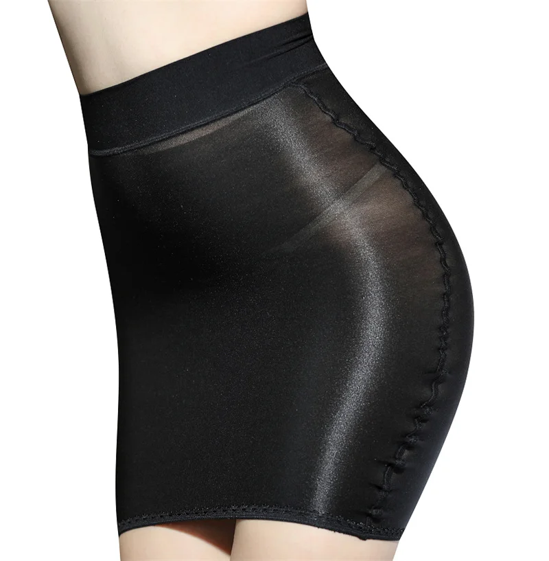 6 Colors Women Half Slips Skirt Stretchy Mesh Micro Mini Skirt See
