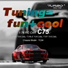 Turbo Racing 1:76 C75 Flat Running Toys on Road desktop mini RC Car Proportional Remote Control Toys  for Kids  Adults gift 2
