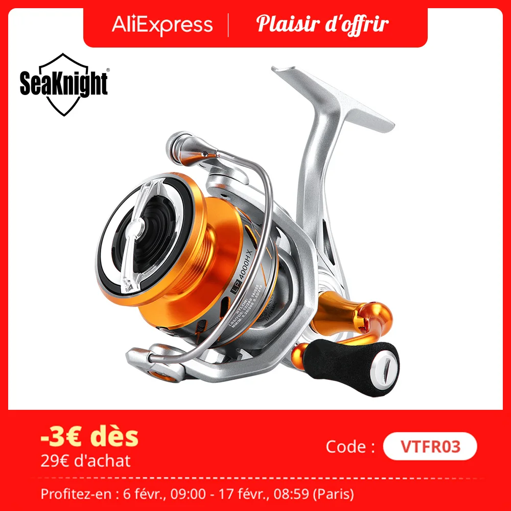 VINGVO moulinet à tambour fixe Moulinet de pêche en métal à longue portée, accessoire de roue de VINGVO moulinet à tambour fixe Moulinet de pêche en métal à longue portée, accessoire de roue de