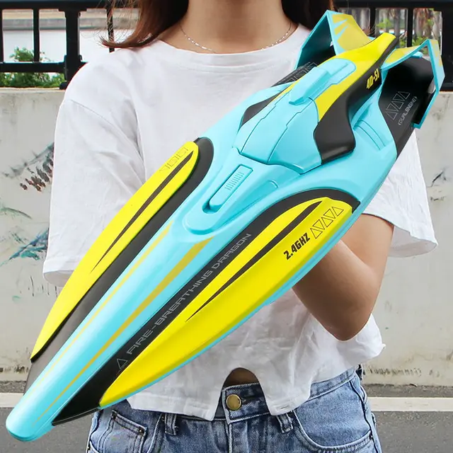 35 KM/H RC High Speed Racing Boat Speedboat Remote Control Ship Water Game Kids Toys Children Gift remote control boat 1