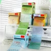 126 Sheets Color Matte Sticky Notes Pads Stationery Paper Stickers Posted It Memo Notepad Notebook Pull-out Message Sticker 6