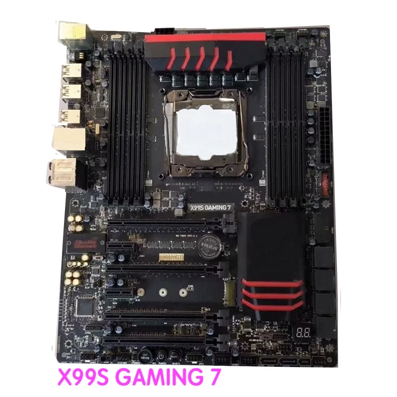Adatto Per Scheda Madre Msi X99S Gaming 7 X99S Gaming Lga 2011 Scheda Madre Ddr4 Testata Al 100% Ok Completamente Funzionante