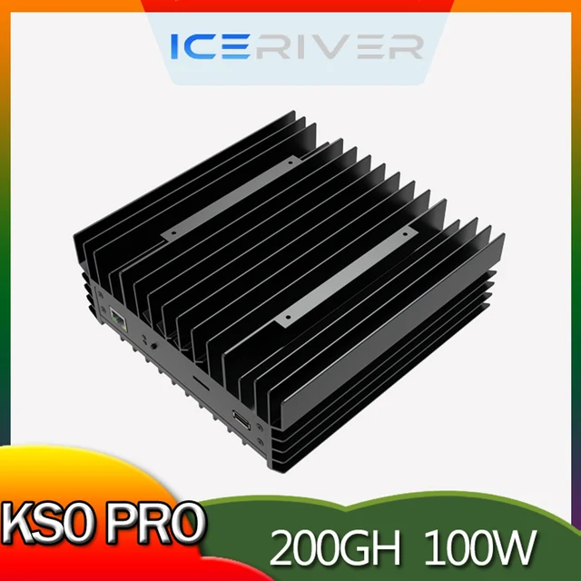 IceRiver KAS KS0 PRO 200Gh/S 100W ASIC Miner, Kaspa Mining Machine 