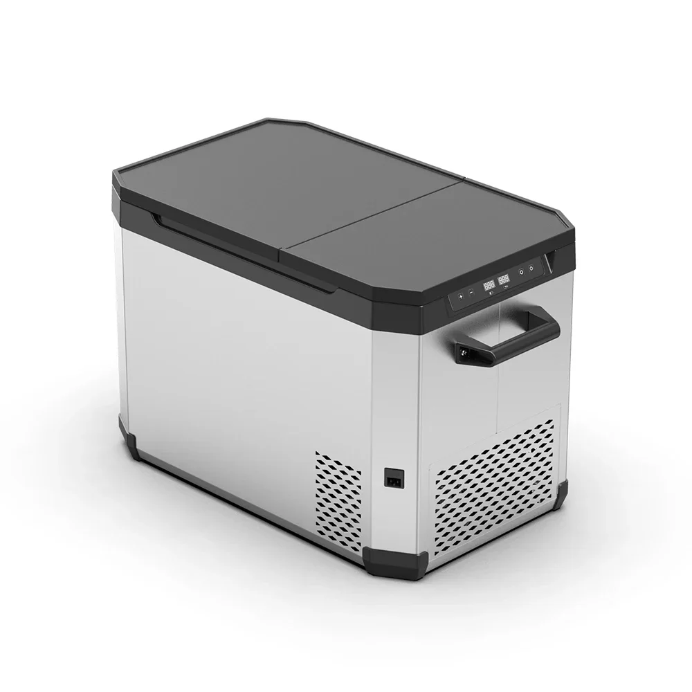 Alpicool AD35 12V AC DC Dual Use Cooler Box Portable Compressor Electric Freezer Dual Zone Car Fridge Camping Refrigerator