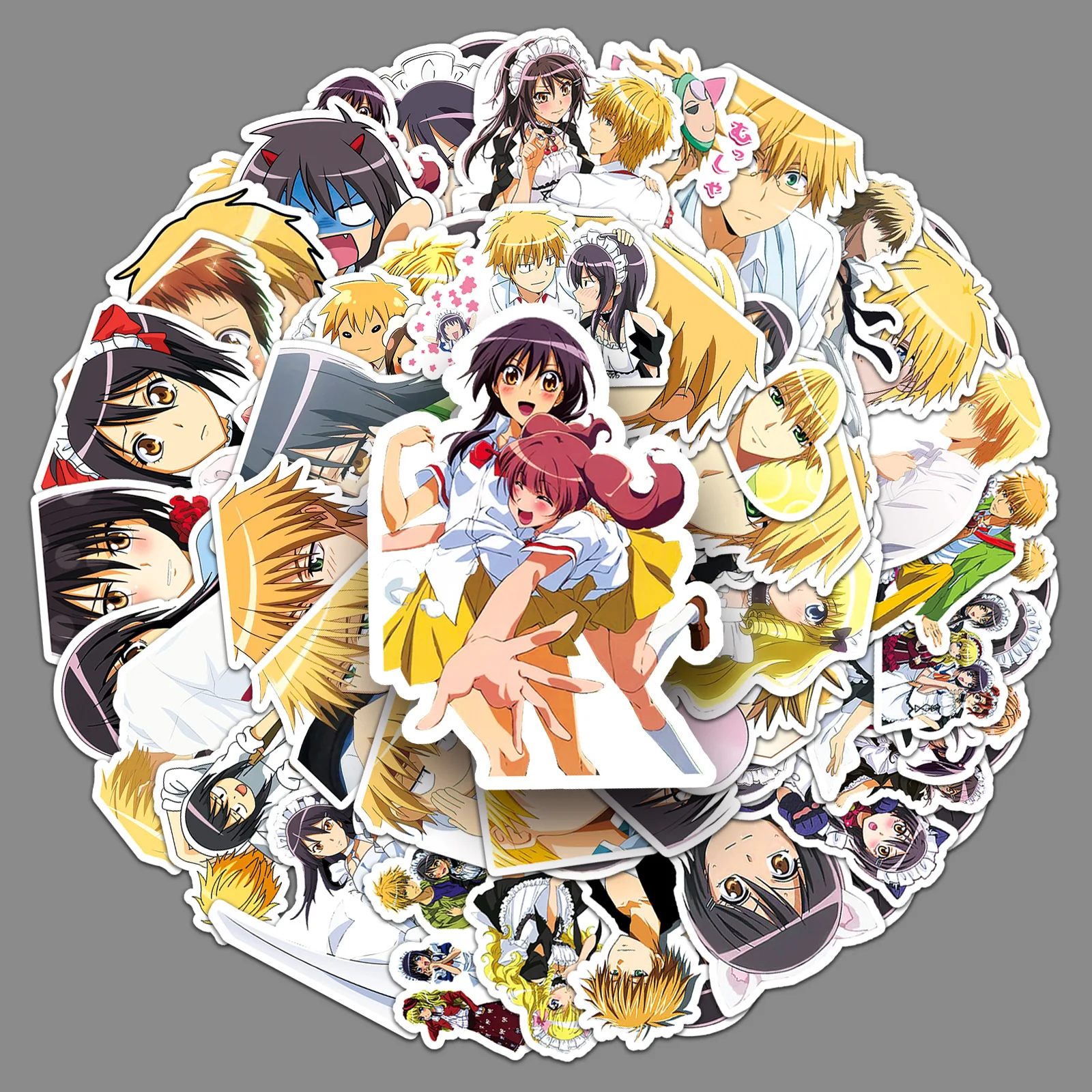 Maid Sama! Series Graffiti Stickers 50Pcs Suitable for Laptop Helmets Desktop Decoration DIY Stickers Toys