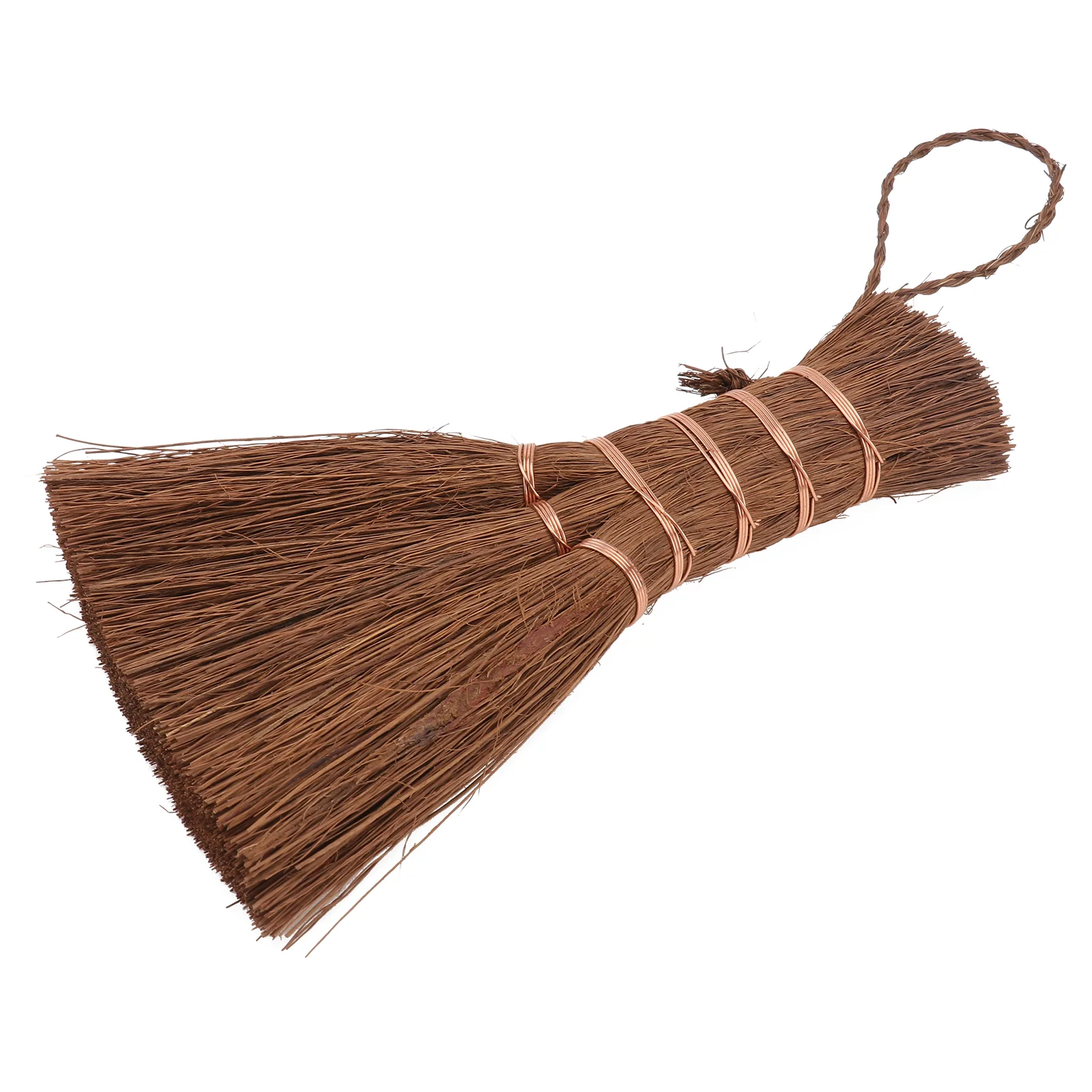 

Mini Cleaning Palm Broom Tea Ceremony Broom Practical Small Broom Brown Silk Tea Ceremony Brush Tea Ceremony Accessory