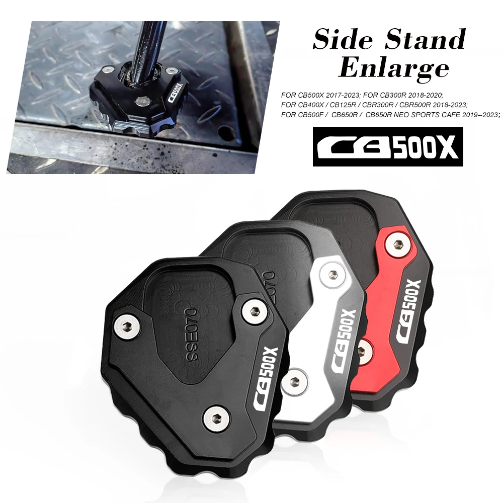

Подставка для мотоцикла CNC с подножкой, боковая подставка, увеличитель пластины, удлинитель, поддерживающая подставка для HONDA CB500X CB 500X CB500 X 2013-2023