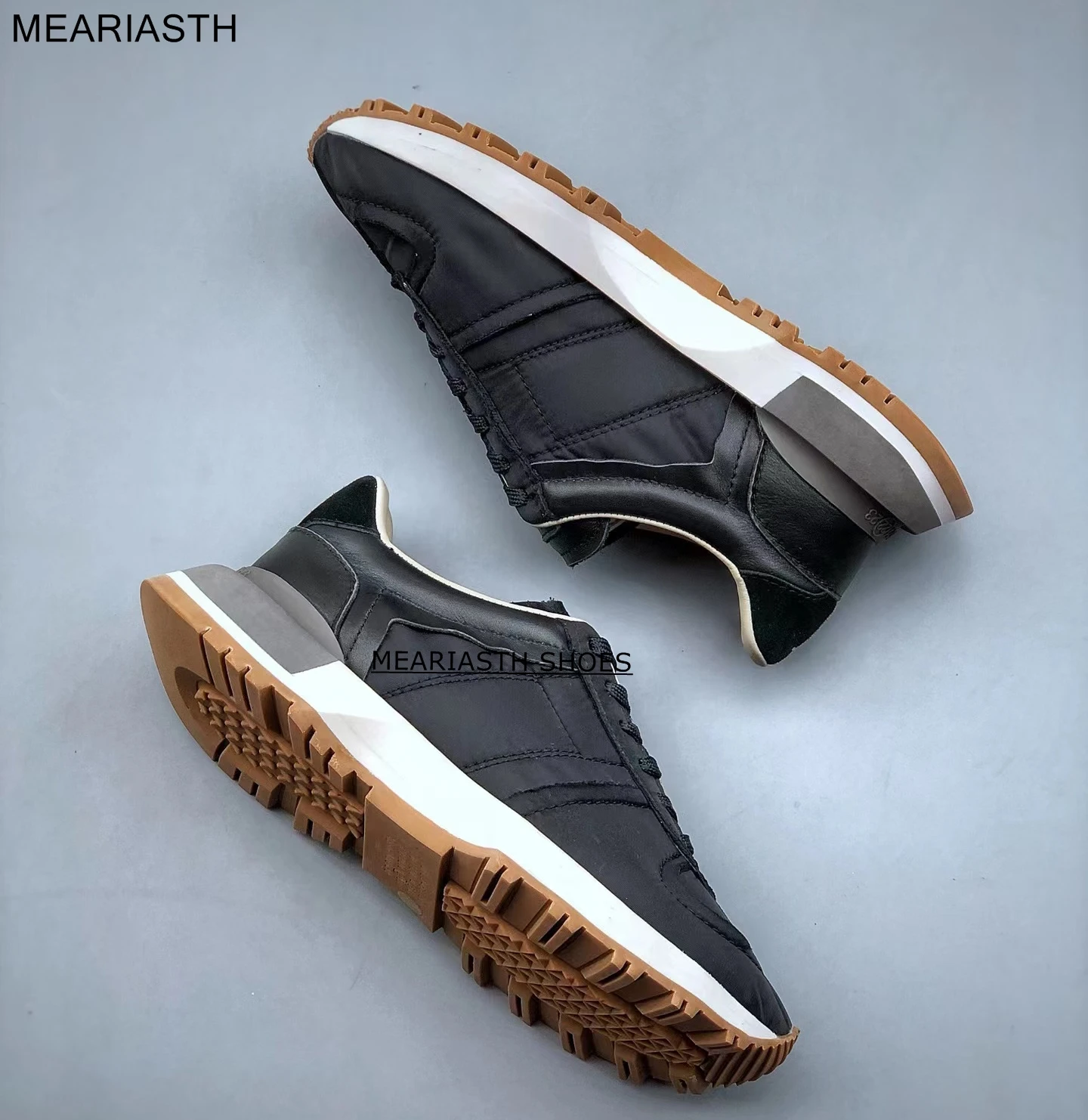 

2022 Casual Sneakers Women Mixed Color Lace Up Flat Shoes Couple Trainers Running Shoes Thick Platform men Sports Daddy Shoes