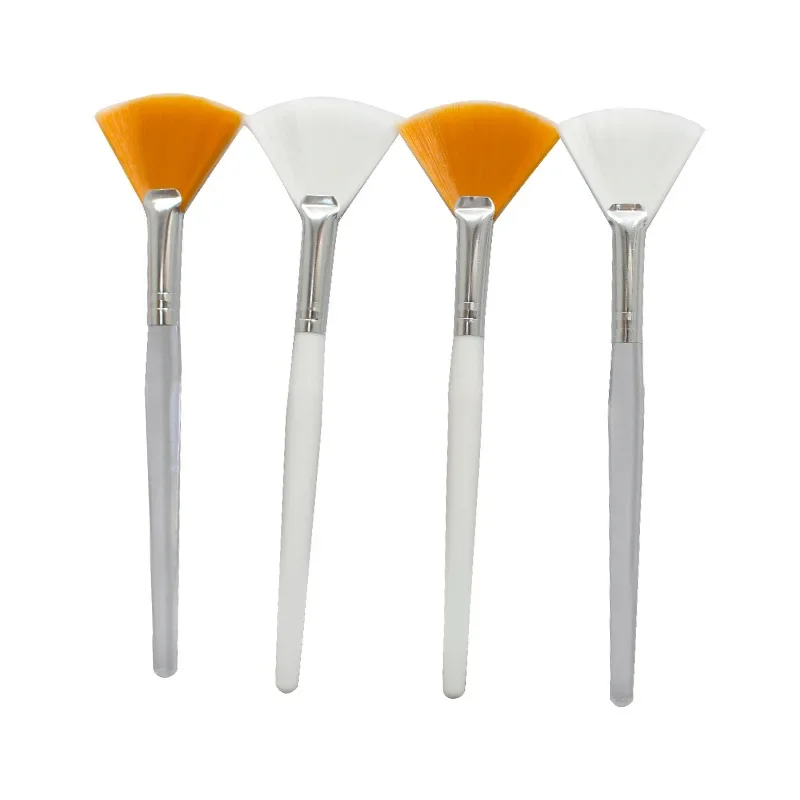 6pcs Practical Facial Brushes Fan Makeup Brushes Soft  and Resilient Set Mask Brushes Cosmetic Tools for Women Ladies Girls