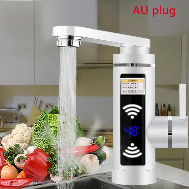 Xiaomi Electric Instant Water Heater Faucet Water Rapid Heating Faucet  Kitchen Tankless Water Heater Tap LED Temperature Display - AliExpress