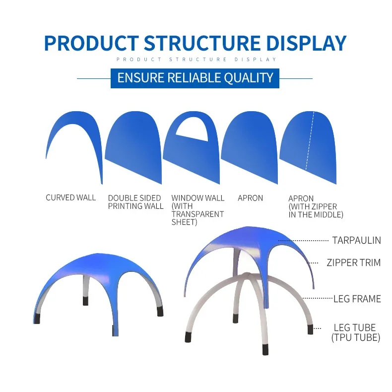 inflatable spider tent event Outdoor Air Marquee Advertising Promotional Dome Inflatable Gazebo Canopy Air Cube Tent