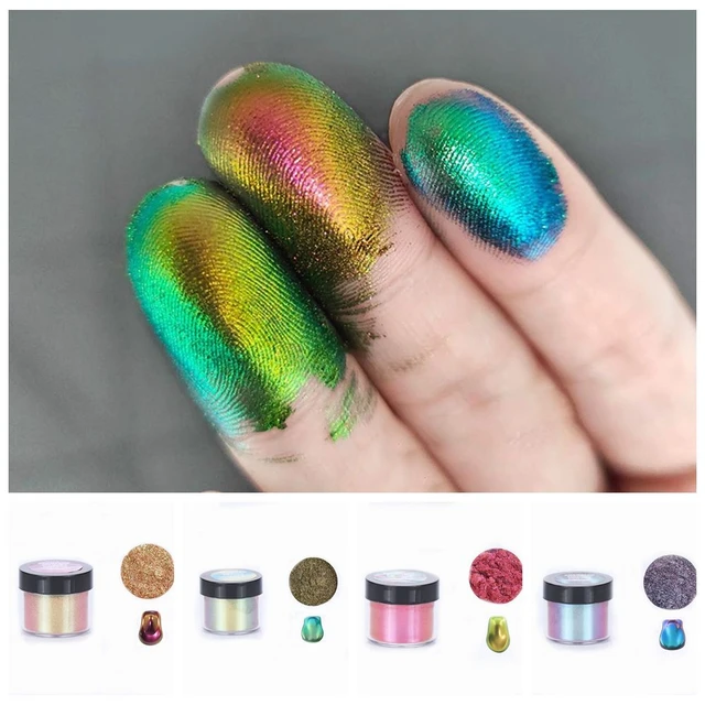 10g/Bag Chameleon Mica Powder Pearlescent Pigment Color Shifting Powder for  Epoxy Resin Pearl Pigment Powder for Soap Nail Art - AliExpress