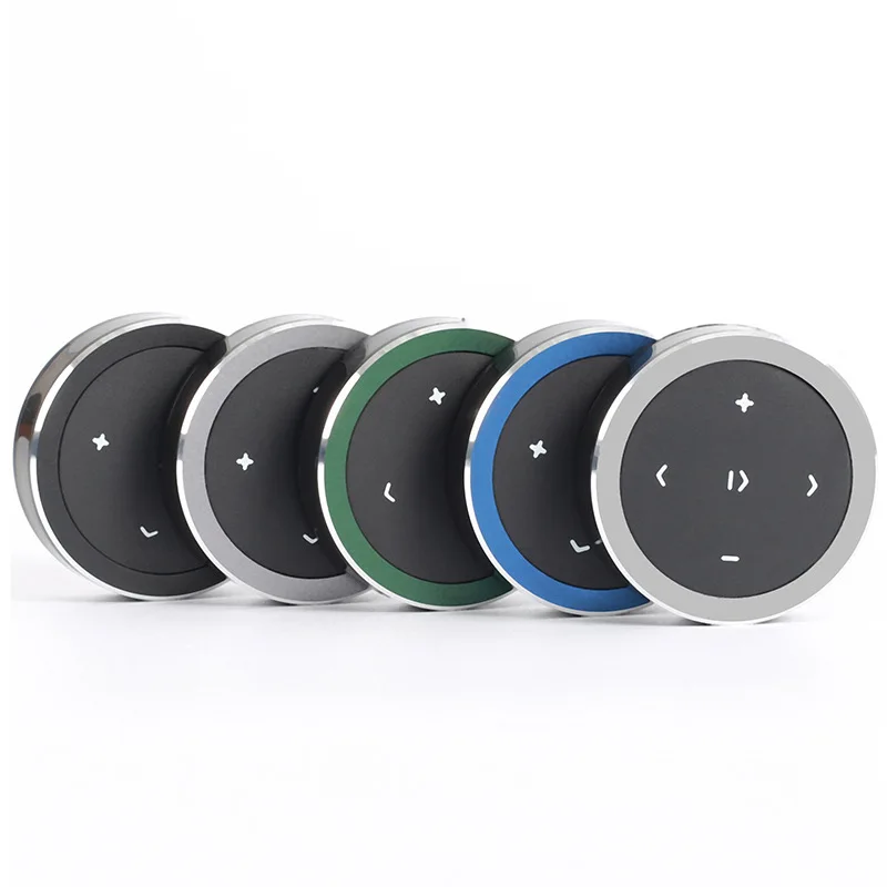Pulsante di controllo remoto del volante dell'auto senza fili Bluetooth a 5 tasti universale per kit per auto Android IOS Pulsante del volume multimediale per lo styling - Image 2