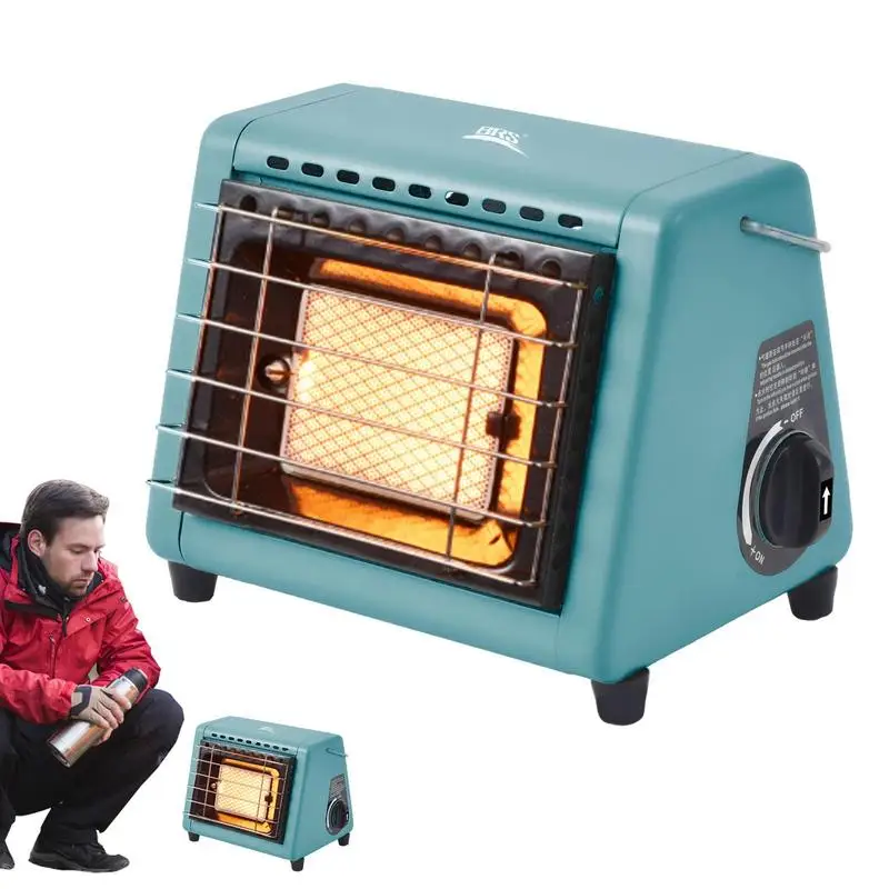 

Gases Stove Tent Heater Camping 2 In 1 Rapid Heating Up Portable Patio Outdoor Camping Garages Workshops Construction Sites