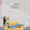 8,000 btu 115V Through-the-Wall Air Conditioner with Remote Control and built in Smart Kit, (Heating and Cooling) 6