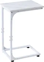 Side Table, for Couch, Bed, Chair, Living Room, Bedroom, Slides Under Sofa, Tray for Snack, Laptop, TV Dinner 2