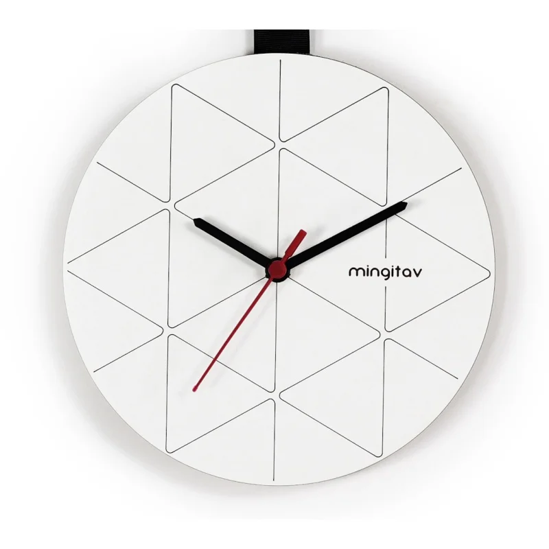 Minuet Wall Clock Black