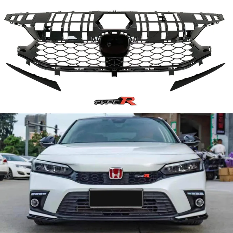 

for the 2022 11th generation Civic modified TyperR grille in the front grille