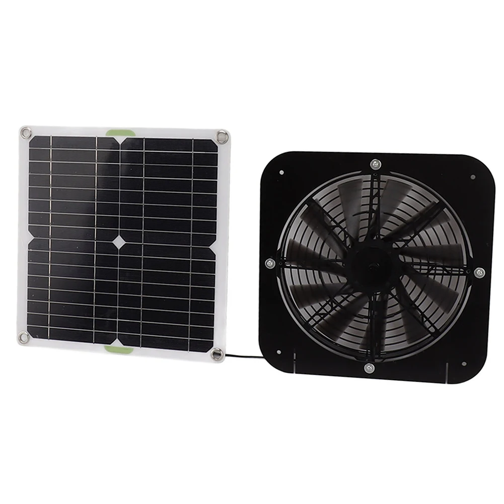 

Greenhouse Solar Fan Kit W Solar Panel Effective Cooling Efficient And Effective Cooling Portable And Waterproof
