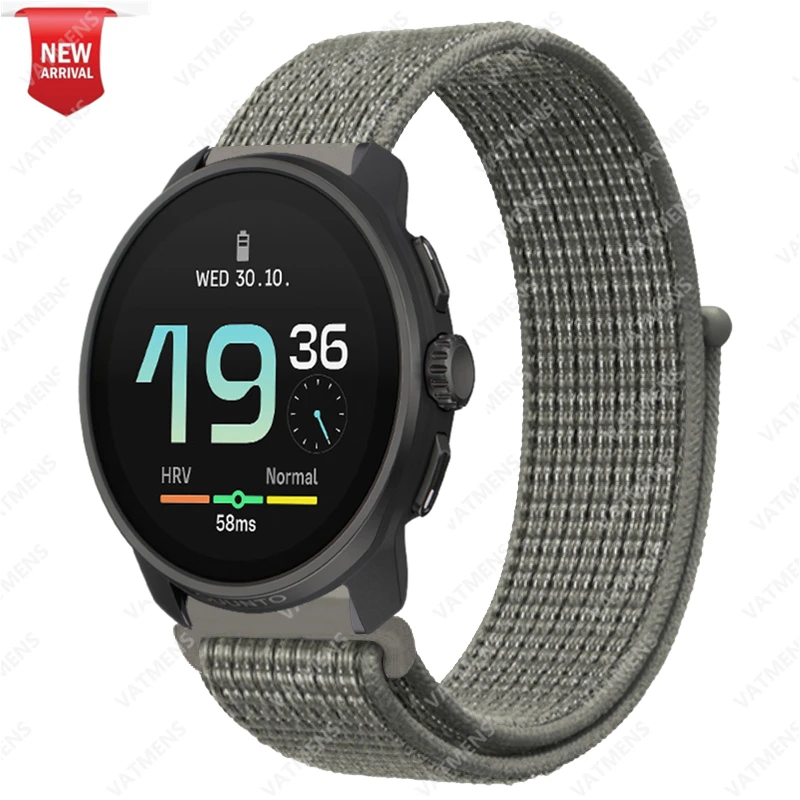 Premium Nylon Sport Loop Smartwatch Strap - Enhanced Comfort Replacement Bracelet