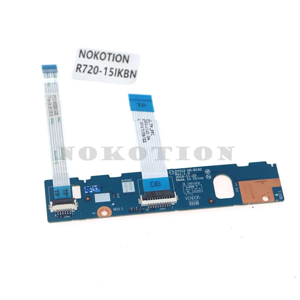 

DY512 NS-B192 для Lenovo Y520 Y520-15IKBN R720 R720-15IKBN сенсорная панель для мыши с кабелем