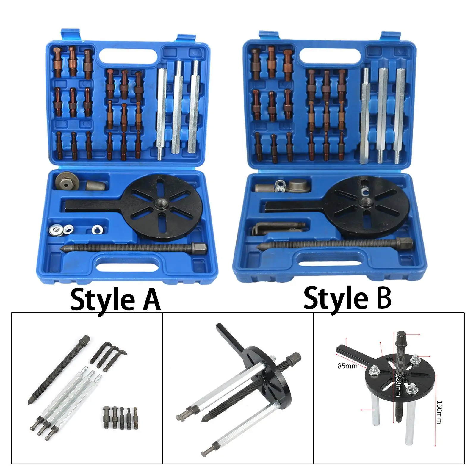 

Bearing Puller Removal Tool Remover Steel Heavy Duty Hole Bearing Puller Set