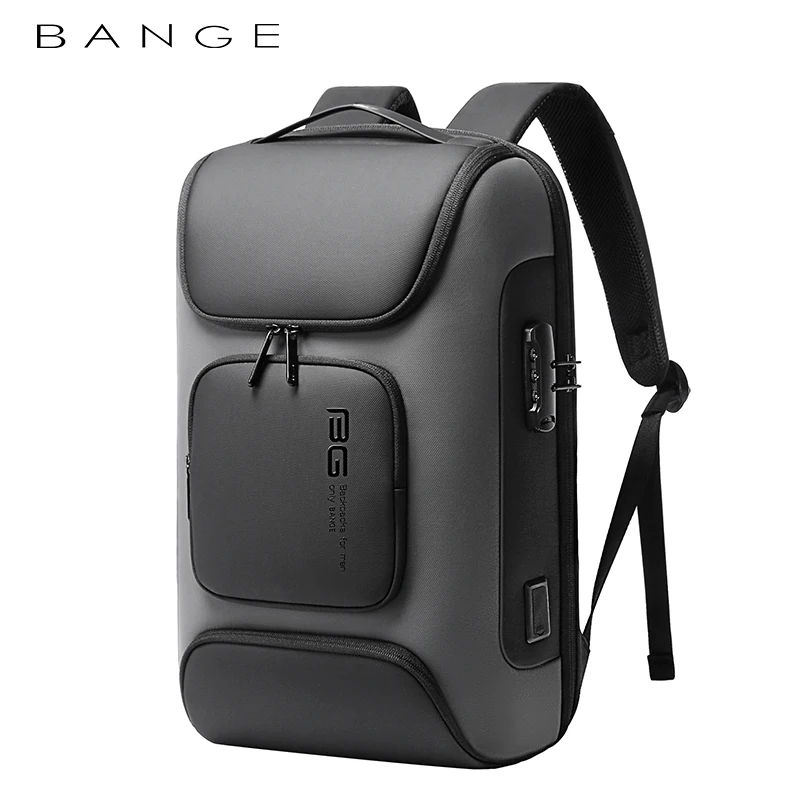 BANGE 17.3inch Laptop Backpack Business Large capacity Travel Backpack waterproof Anti theft backpack sports mochila for men 6