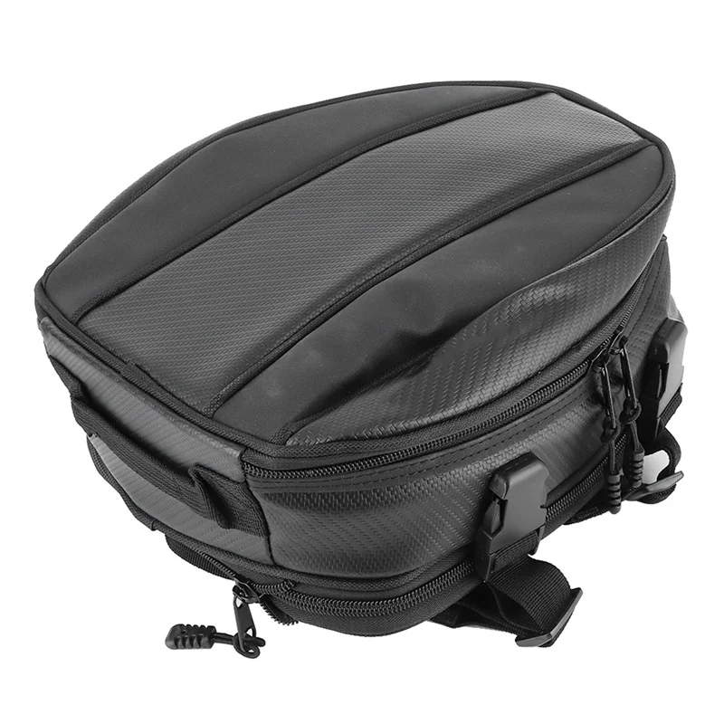 Motorcycle Bag Waterproof Oxford Tail Bag Saddle Luggage Expandable