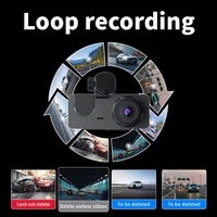 3Lens Car Dvr HD 1080P Dash Cam Front Inside Rear Wide Angle Night Vision G-sensor Loop Recording Camera Vehicle Accessories - Image 5