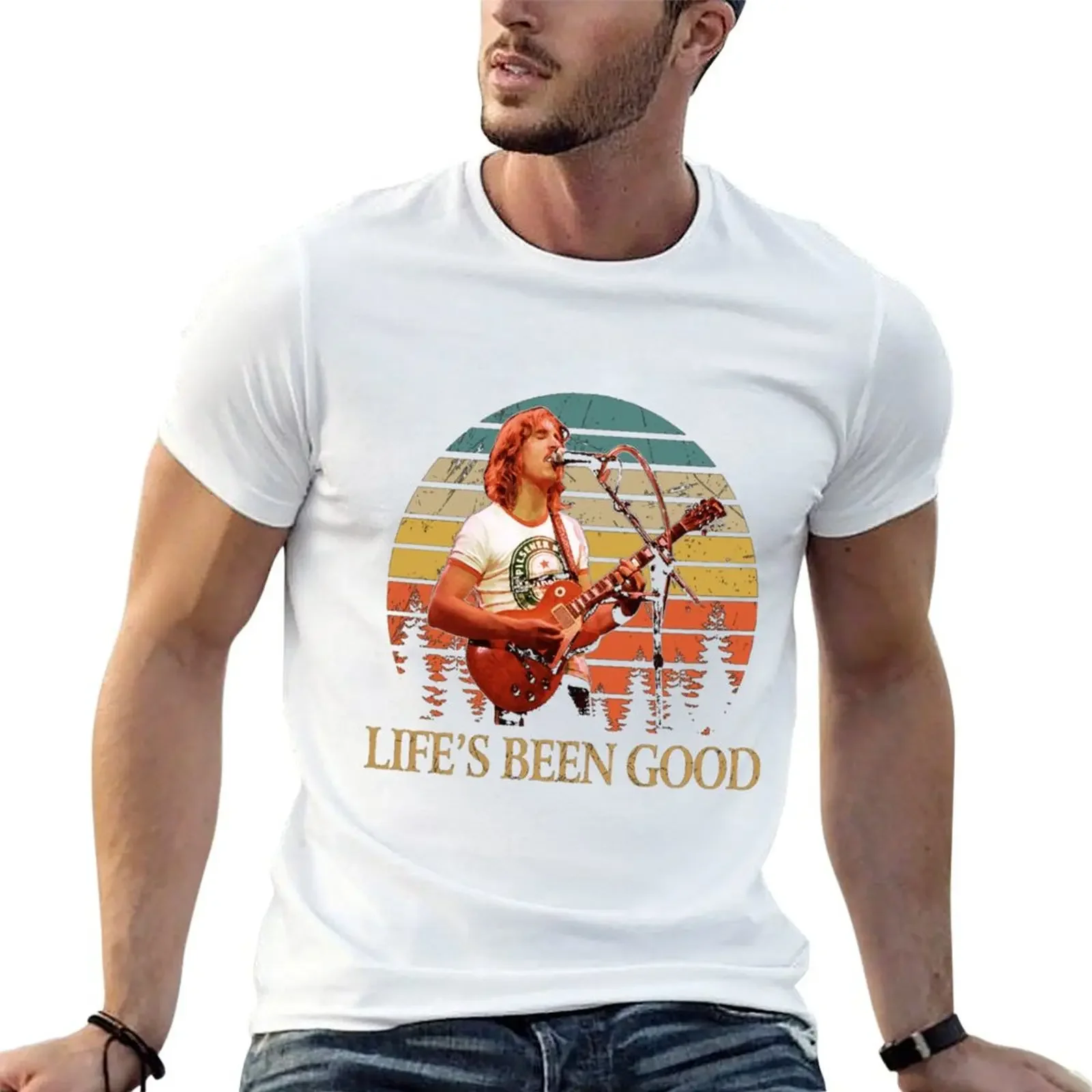 

Gift For Men life's been good Joe Walsh Slim Fit T-shirt oversized heavyweights blanks plain white t shirts men