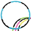 Yoga Detachable Pilates Hoop Waist Exercise Slimming Sports Hoops Body Building Massage Gym Loss Weight Hoop 1pc 9/8/7 Tubes 4