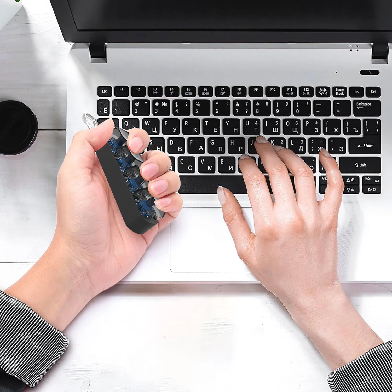 Transparent Black 4 Keys Keyboard Keycaps Fidget Toy Party Stress Relief DIY Keycaps Toy Keyboard Caps Anti-Anxiety Point Keycap sensory fidget toy anti stress toy fidget toy finger sensory toy