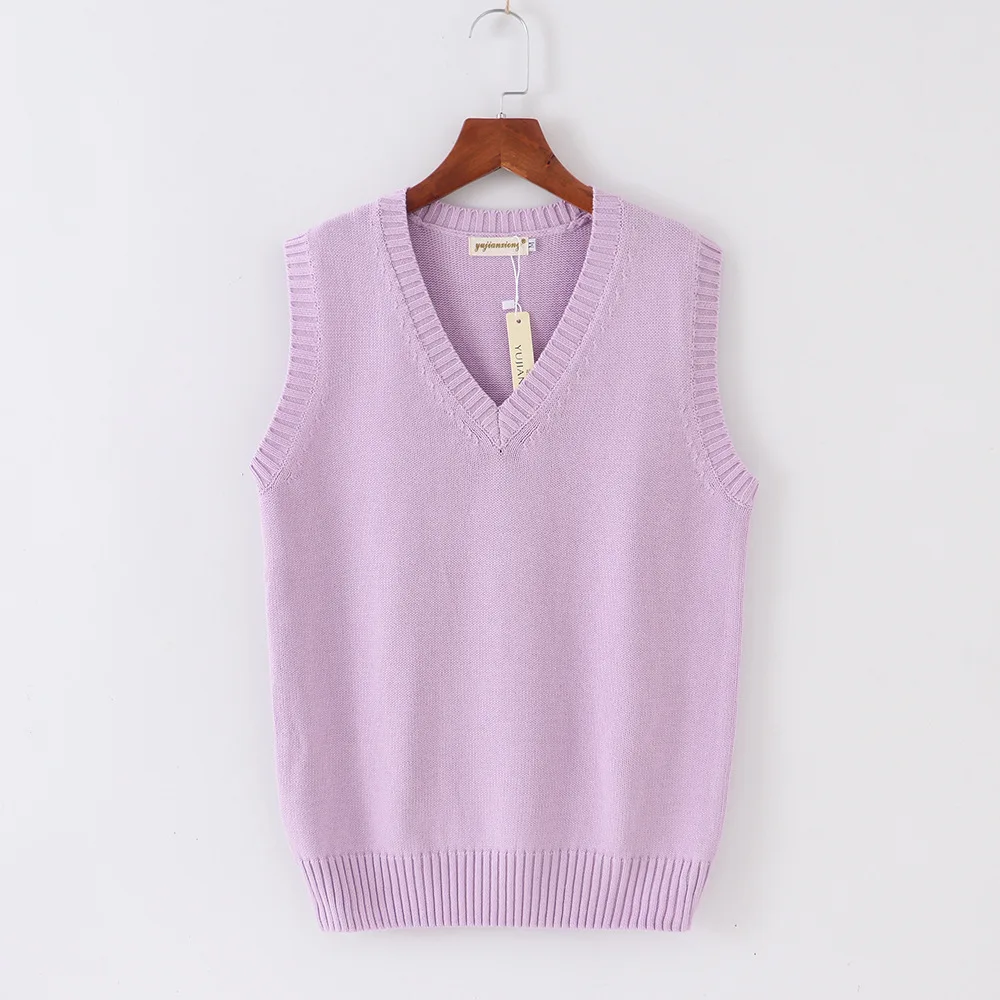 Japanese School JK Uniform Sweater Vest High School Uniform Girls Boy Cosplay Halloween Winter Anime Vest Knitting Coat Japanese School Uniform