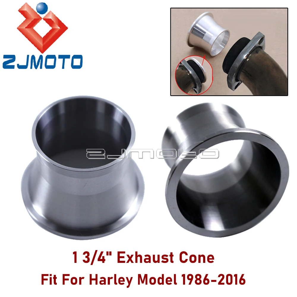 2pcsMotorcycleAntiReversion134ExhaustPortBackPressureTorque