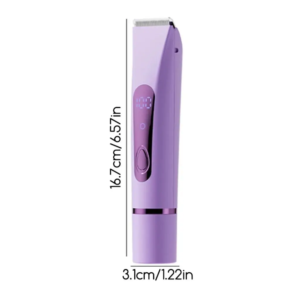 Lightweight 2 in 1 Electric Hair Remover Painless Double-headed Women's Hair Shaver Gentle Portable Hair Removal Device Armpits