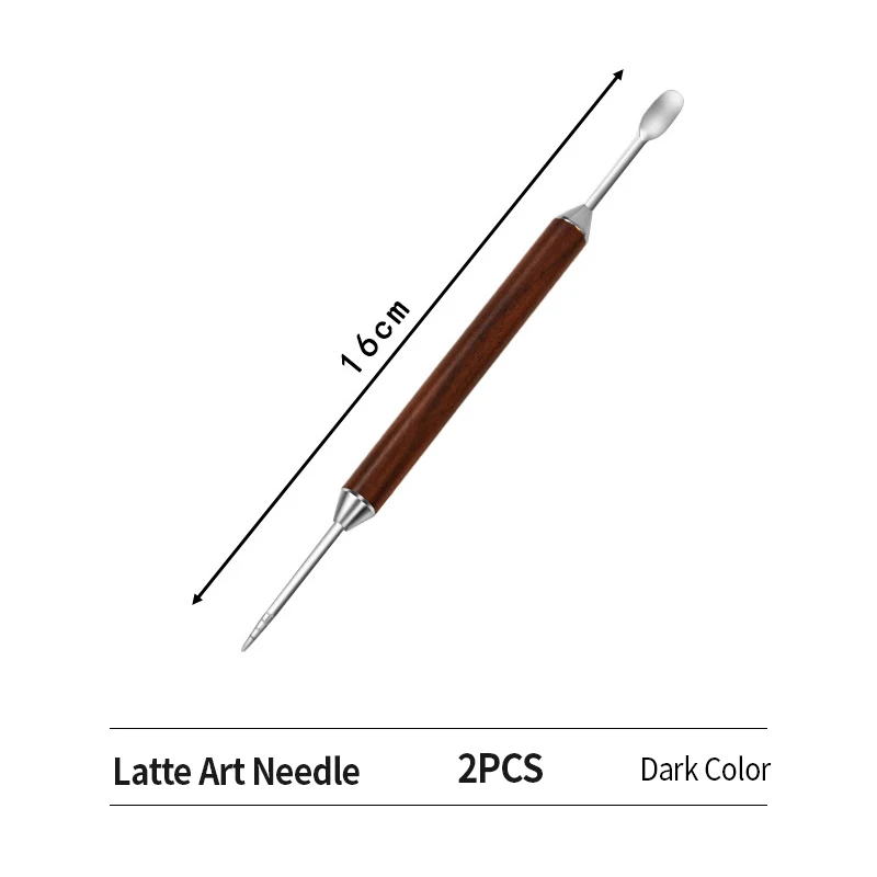 قلم رسم قهوة احترافي بمقبض خشبي