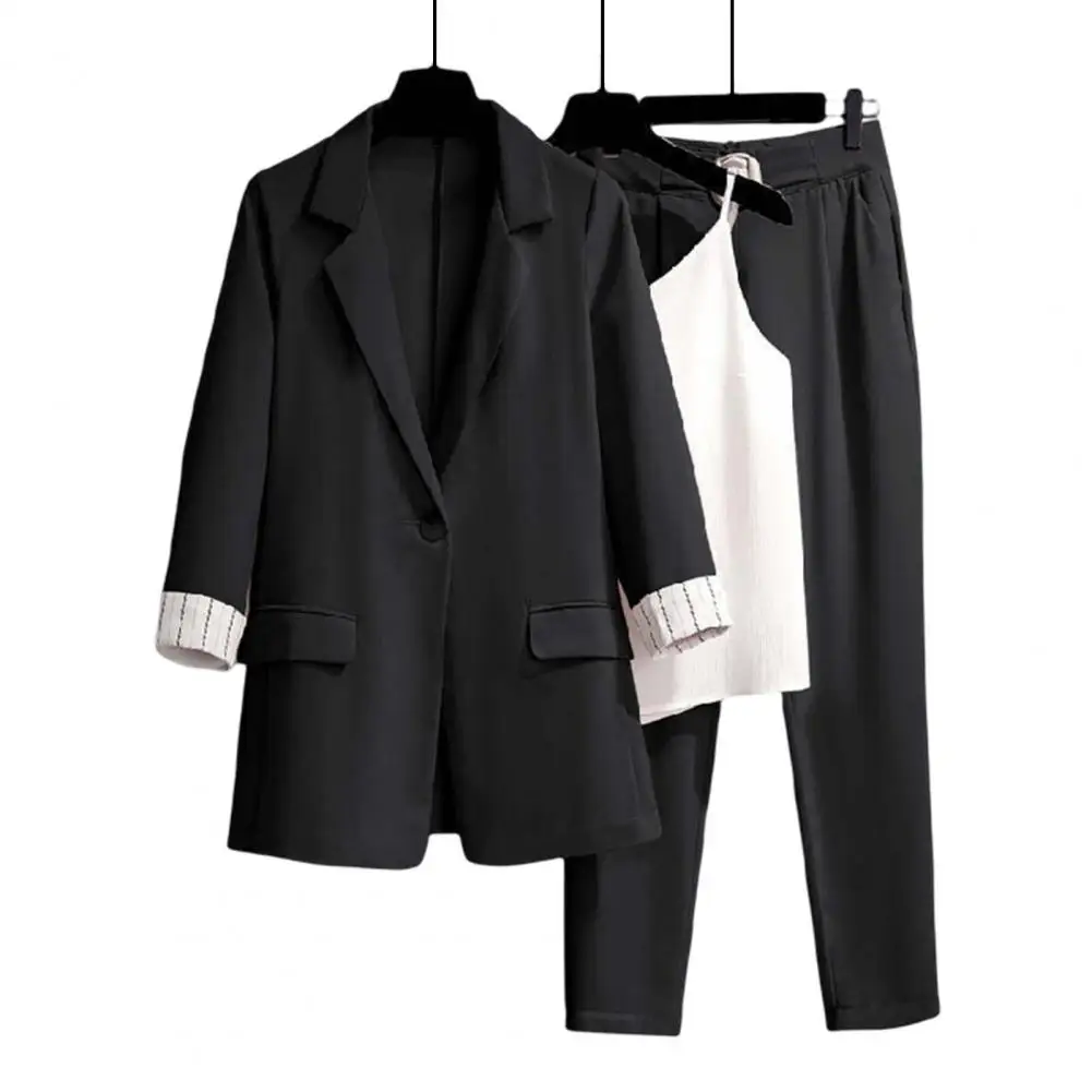 Comprar Conjunto de pantalones y chaleco estilo OL para mujer, traje Formal  elegante para viaje de negocios, ropa femenina, 2 unidades/juego