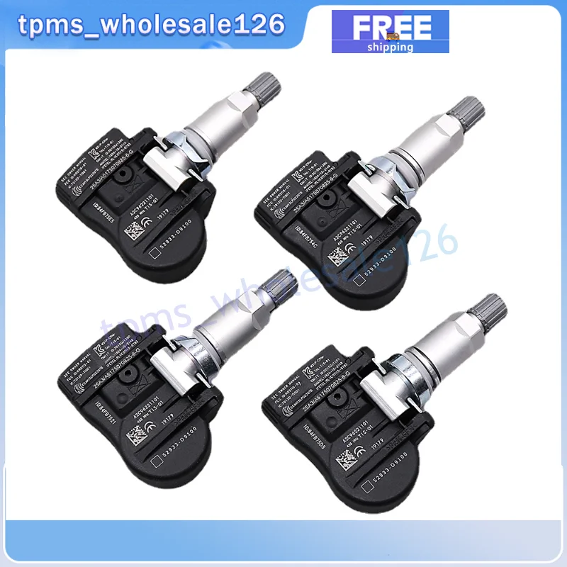 ڵ Ÿ̾ з  , ׽ý G90,  ׷ ̿,  Ƽ ҿ TPMS, 433MHZ, 52933-D4100, 4 