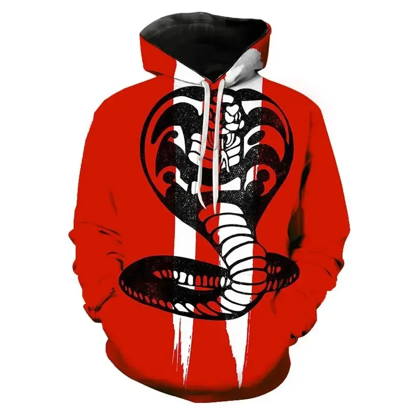 thumbnail image 1 of Sudadera con capucha de moda para hombre, sudadera con capucha con estampado 3D de Cobra Kai, camisetas casuales de manga larga para hombre, jerséis de gran tamaño a la moda, 1 of 5