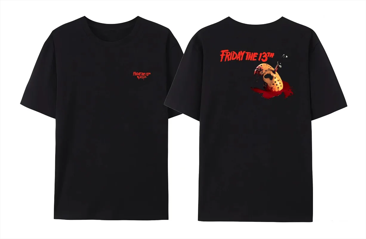 Nuovi Uomini Estate Friday The 13Th T-Shirt Black Horror Movie Poste Puro Cotone Popolare Confortevole Donna Casual Gioventù A Maniche Corte