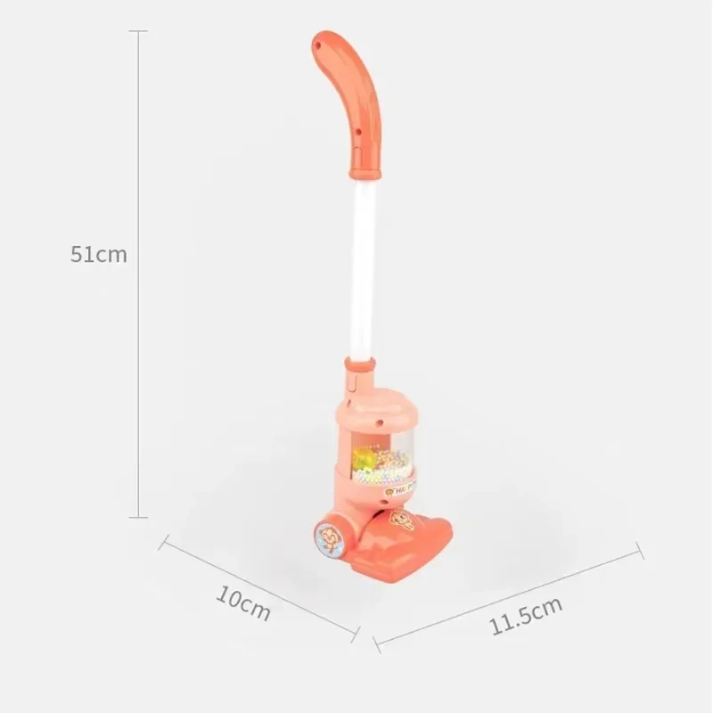 Children Simulation Vacuum Cleaner Toy with Sound Light Pretend Role Play Games Toys Playset Best Gifts for Kids Boys Girls 6