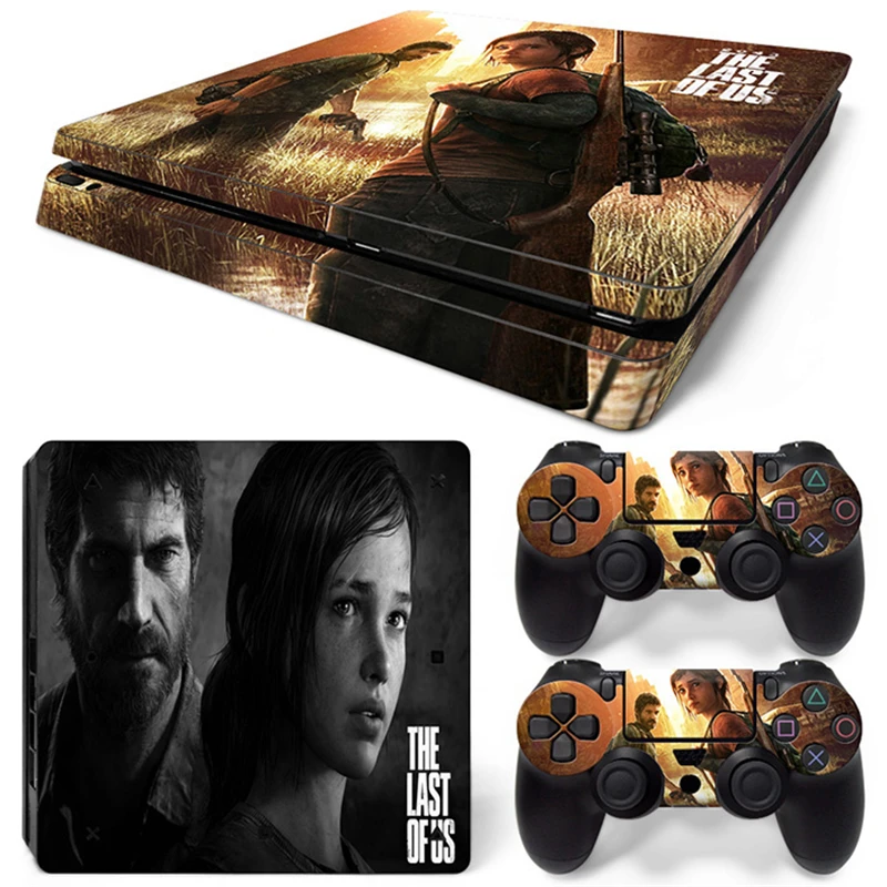 Last Of Us Ps4 Slim Skin Sticker Decal Cover Per Ps4 Slim Console E 2 Controller Skin Vinyl Slim Sticker Decal