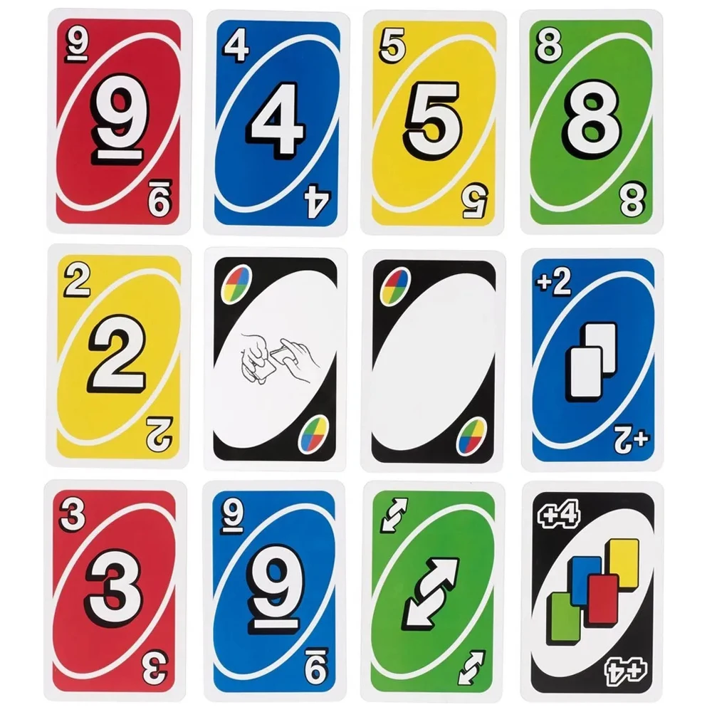 Card Games Mattel UNO Games Family Funny Entertainment Board Game Fun Playing Cards Kids Toys Gift Box uno Card Game