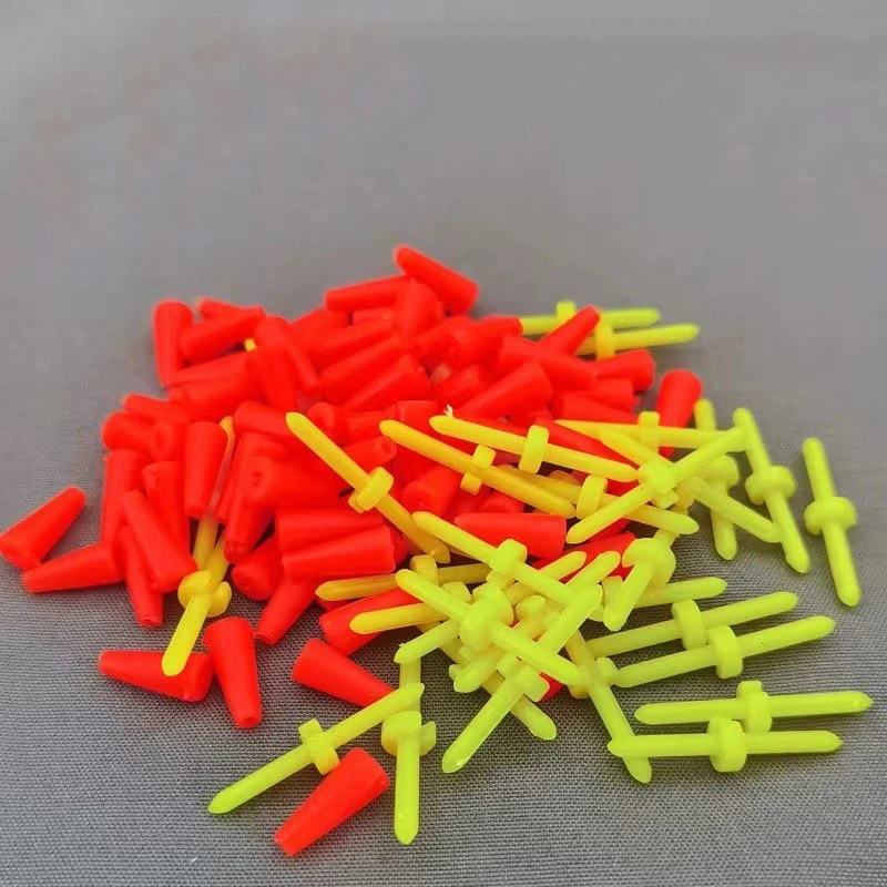 SHIBA-10 Ensembles Bouchon De Pêche En Caoutchouc 30-en-1 Ovale Coloré