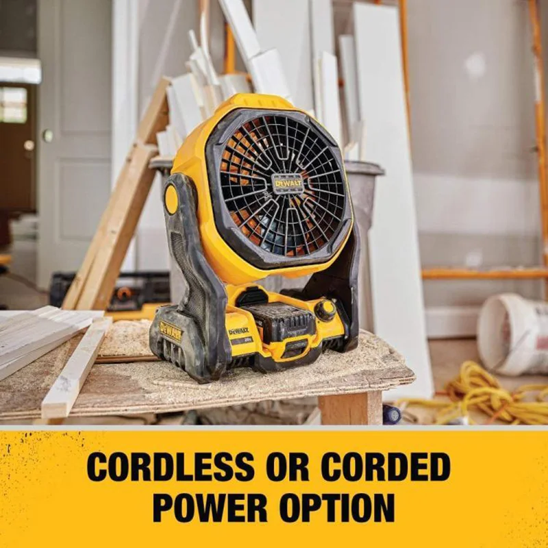 Cordless Jobsite 20 Volt Dewalt Fan Jobsite Fan For Dewalt 20V Li
