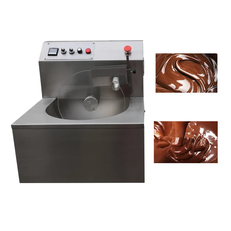 

With Vibration Table Wheel Type Chocolate Tempering Machine Chocolate Melting Machine 8KG Chocolate Melting Machine